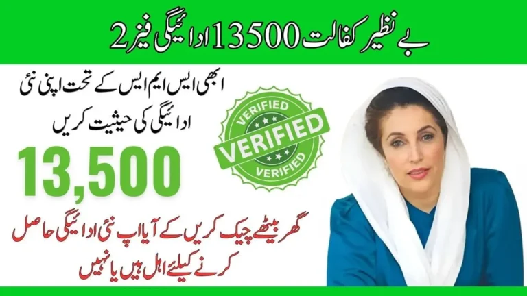 BISP 13500 Payment Phase 2 Verification