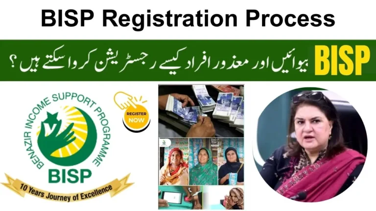 BISP Registration Process for Widows and Disabled Persons 2025 Guide